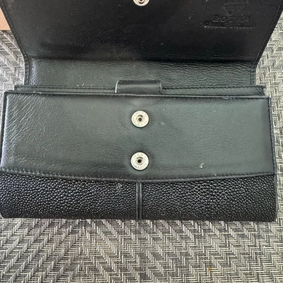 Stingray leather backpack purse and wallet set. - Picture 5 of 8